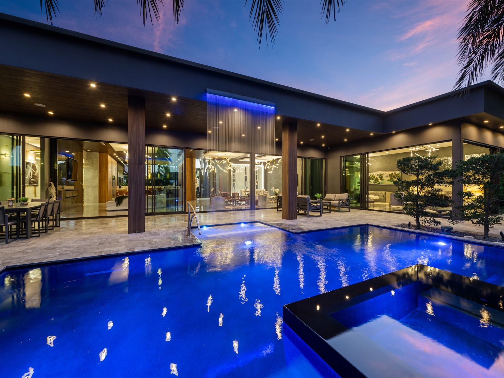 Exotic Lighting, Water Features, Walls of Glass