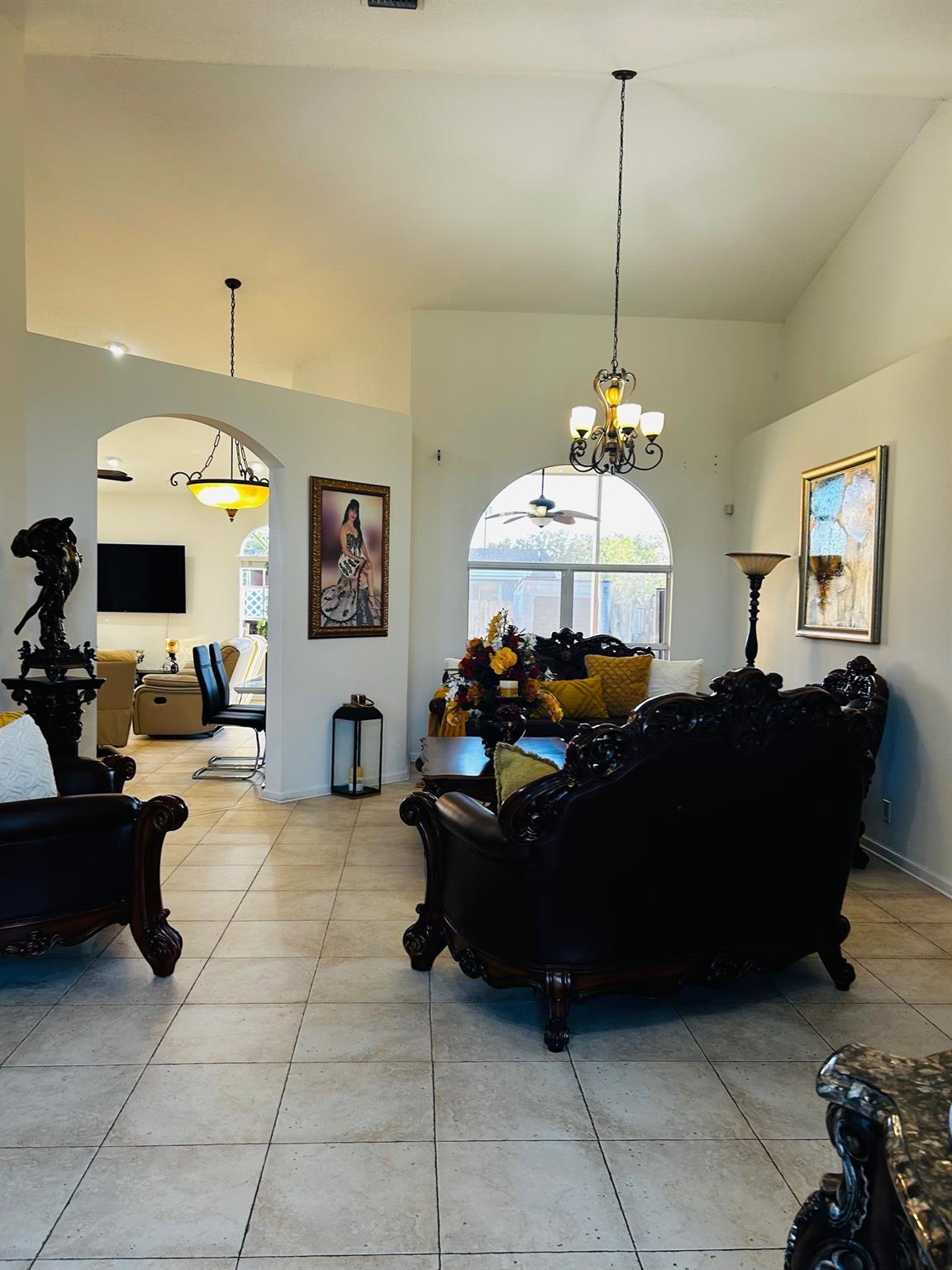 Living + dining area