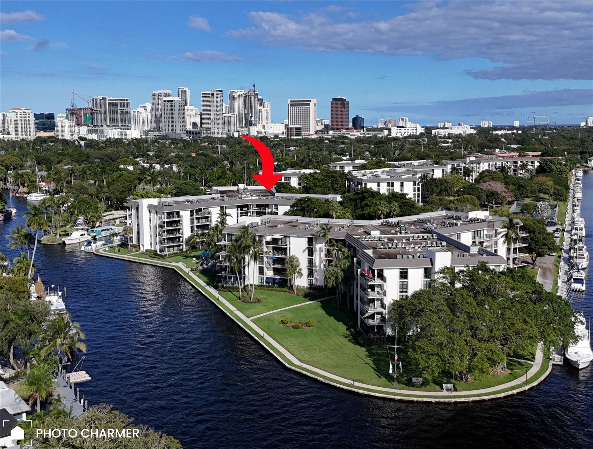 Photo for 1301 River Reach Drive 111, Fort Lauderdale, FL 33315 - listing #FX-10545563 Just one of 3 of the heated pools on River Reach Island.