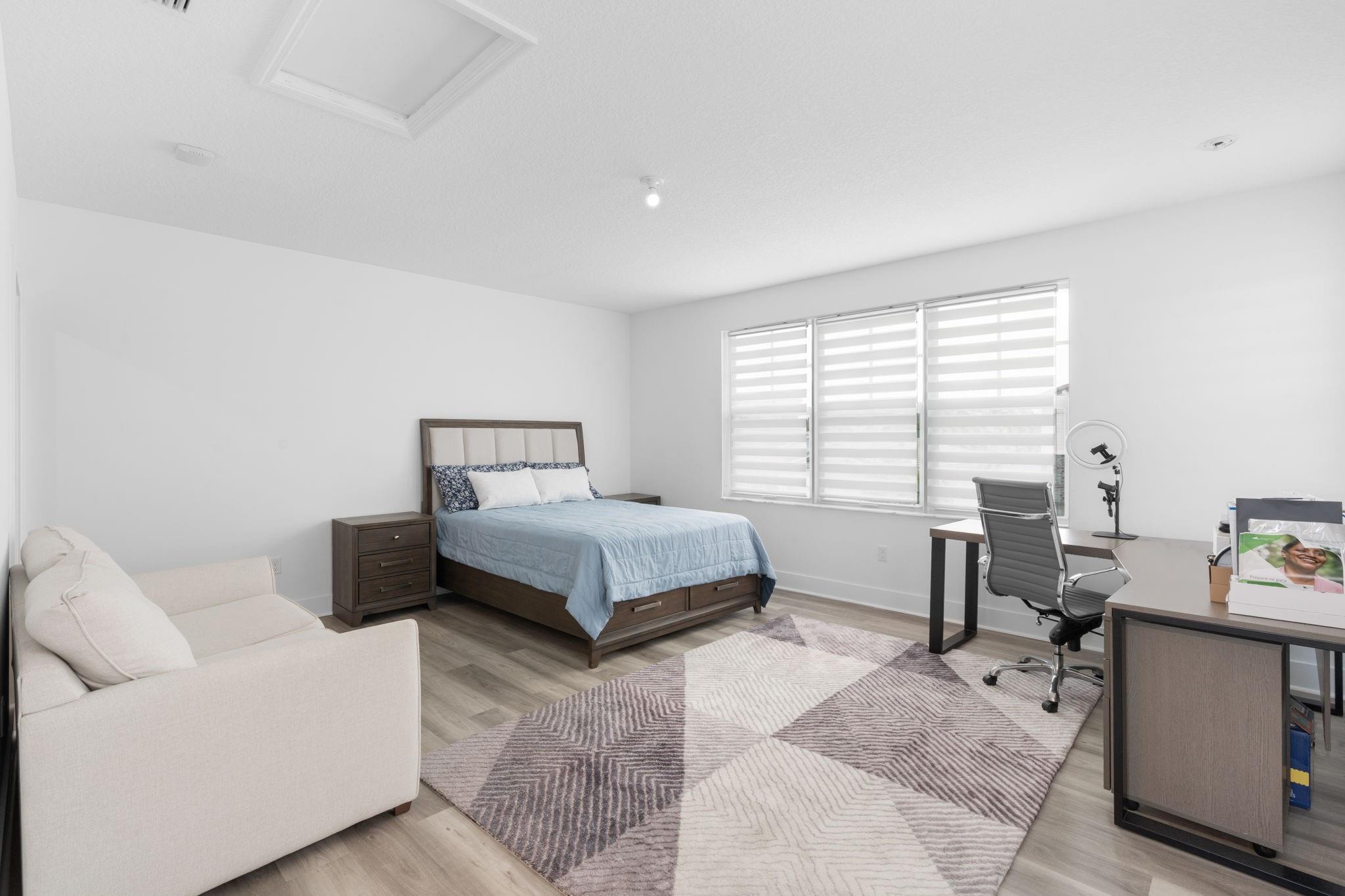 Second Floor has the Second Primary Bedroom with En Suite. This Bedroom is a large Oasis and can Accommodate Multi-generational Families, Guests, or an Office.