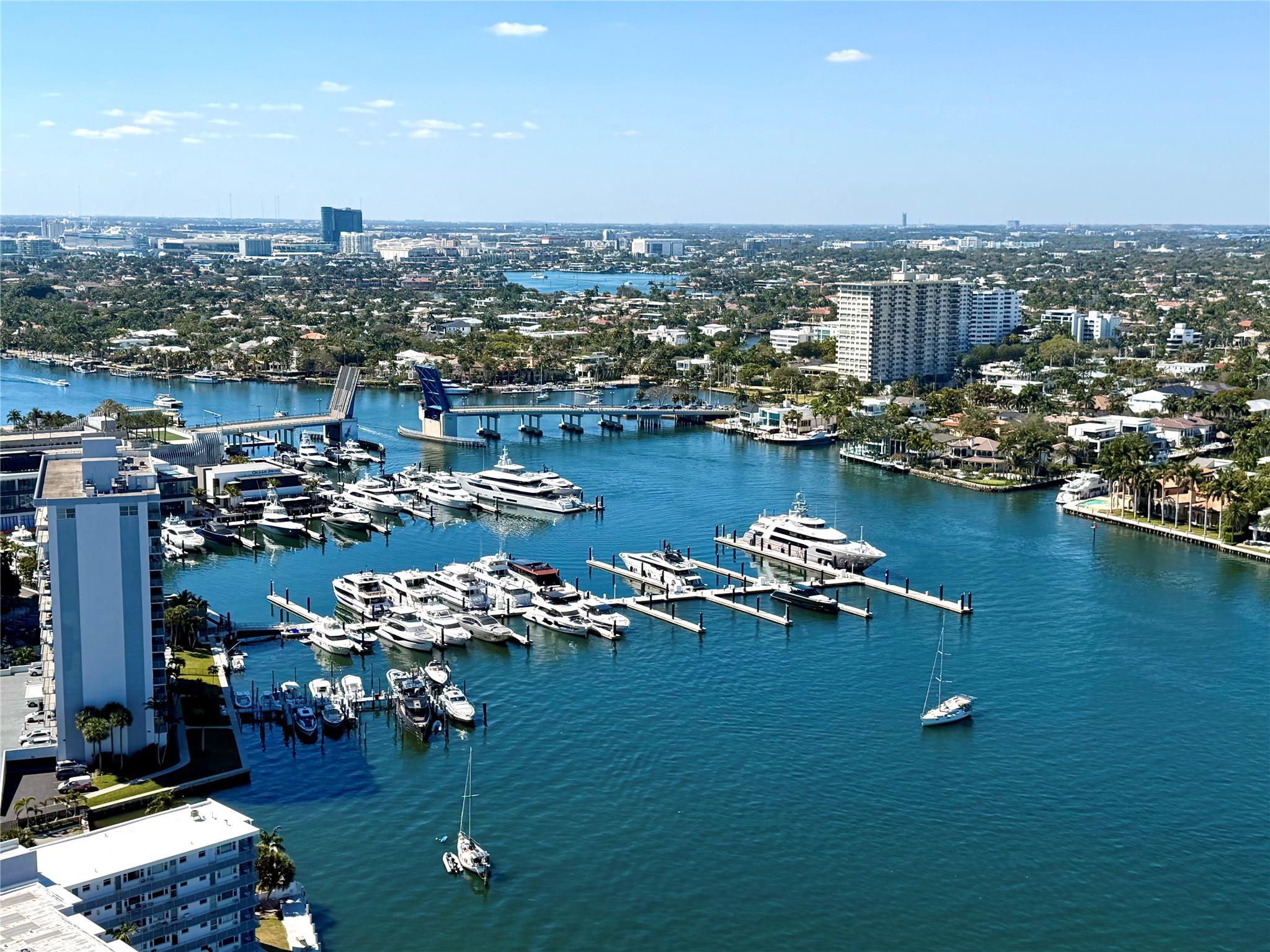 Marina view from Family Room and Guest Suite