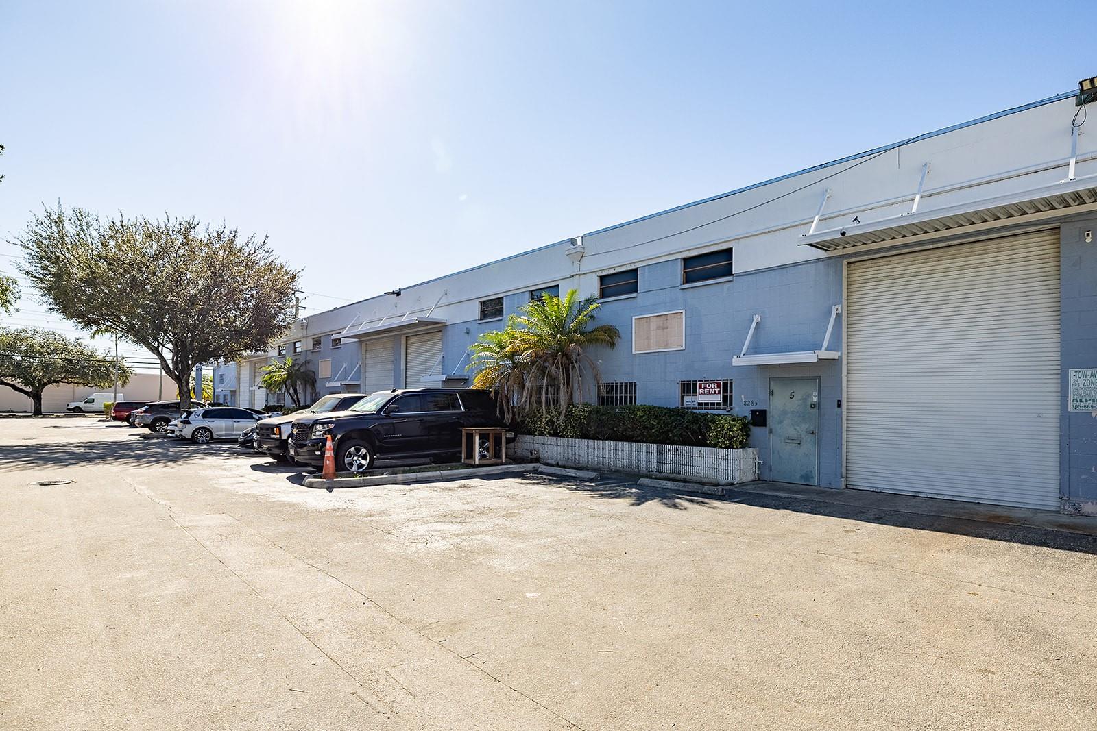 3 assigned 2 parkings & 1 in front of the Garage Door.