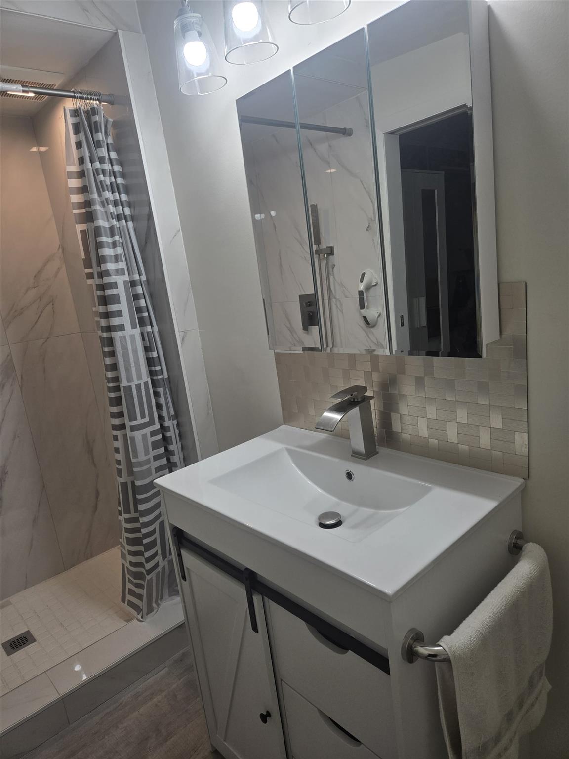 barndoor vanity 2nd bathroom