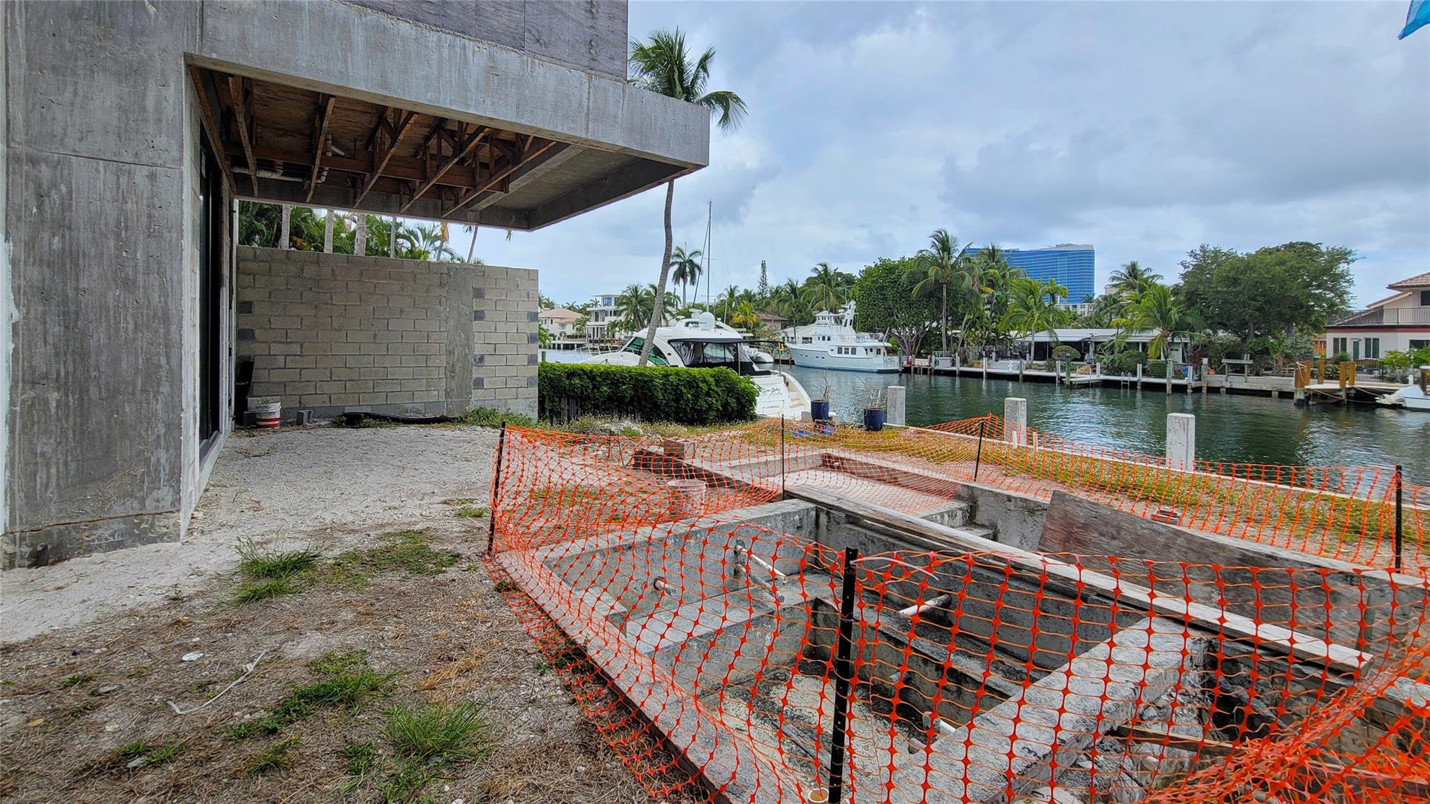 Photo for 1524 SE 13th Street, Fort Lauderdale, FL 33316 - Listing #FX-10513123 Spa View and Covered Lanai with Future Summer Kitchen