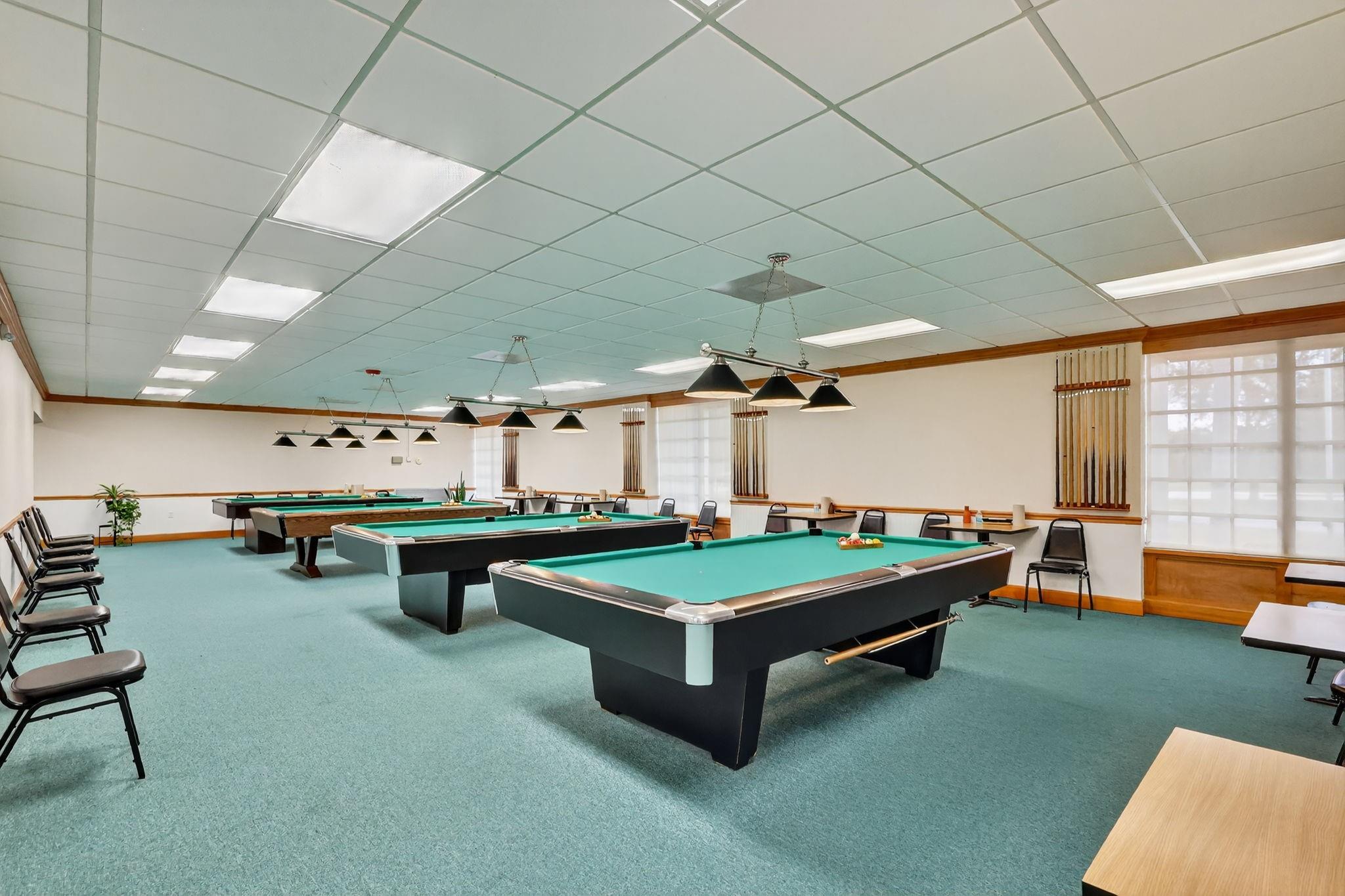 billiards room