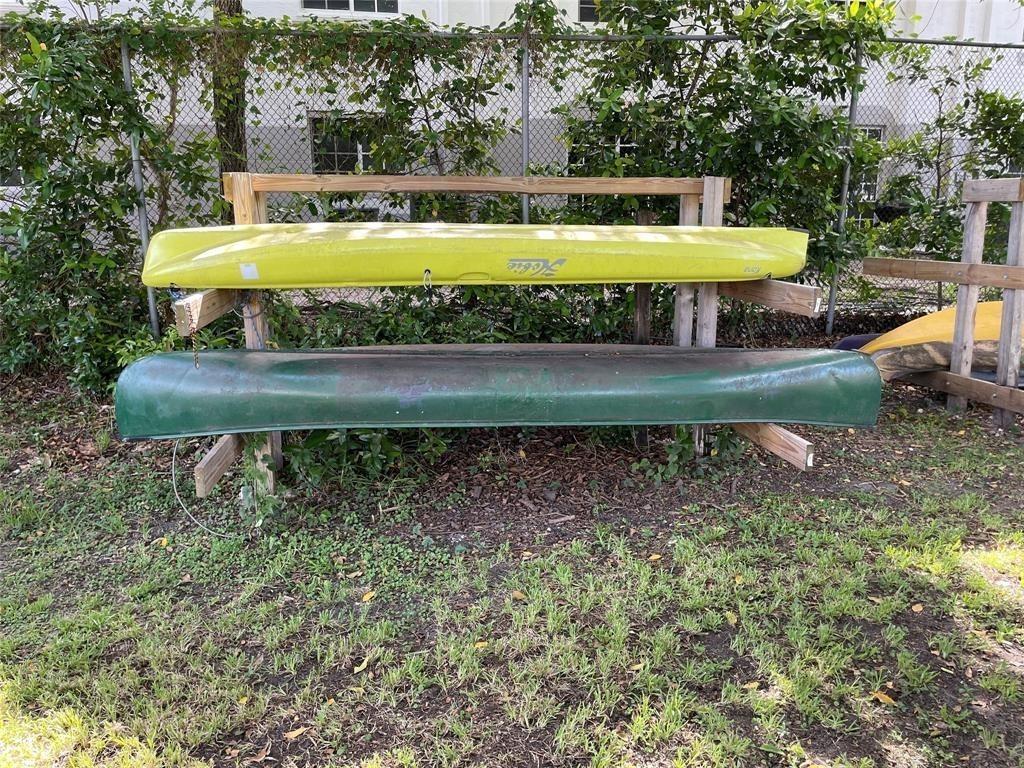 Kayak Storage for river usage