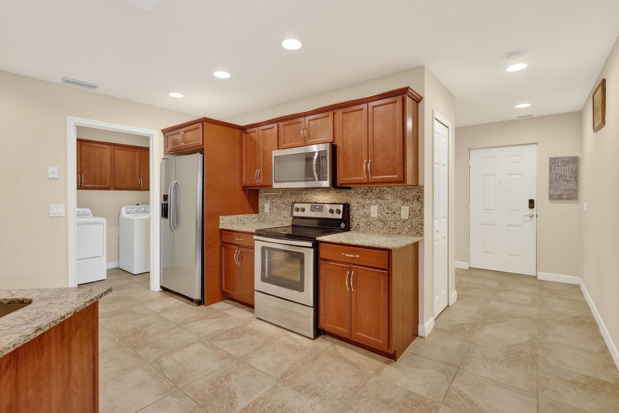 kitchen with stainless steel appliances