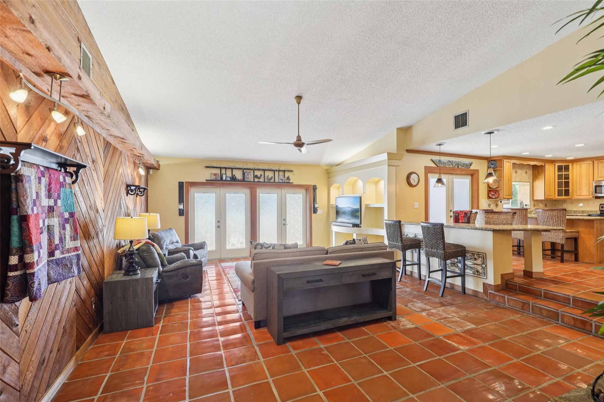 Huge living space allows cozy and open feeling throughout with loads of natural light and comfort.