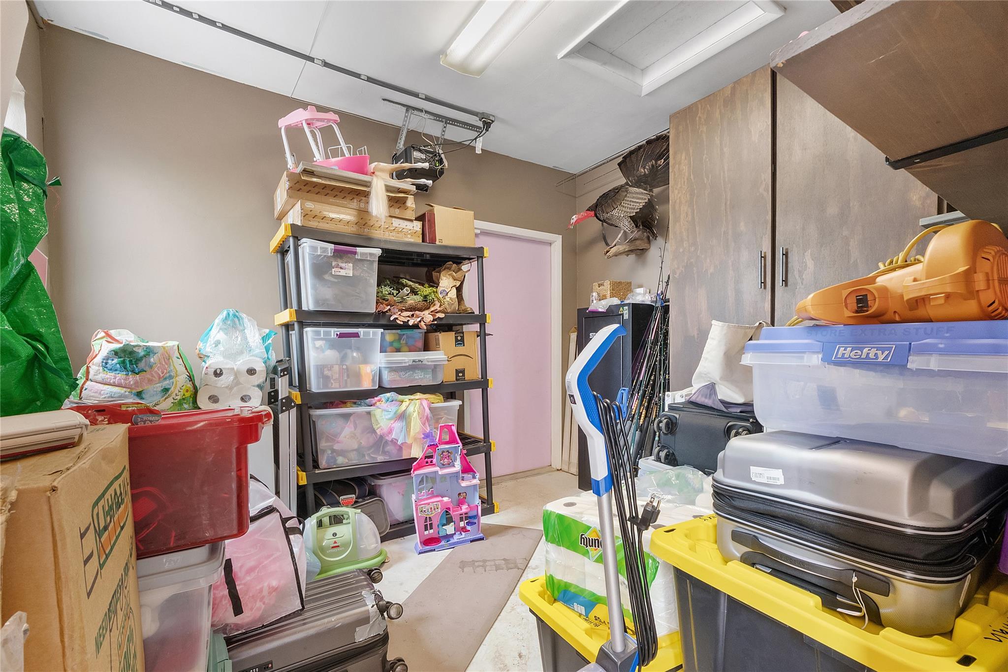 A portion of garage was converted