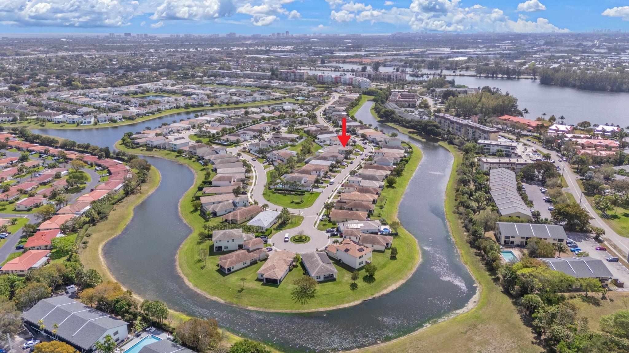 Located Towards the End of the Cul-De-Sac Street for Additional Privacy and Low Traffic Flow.