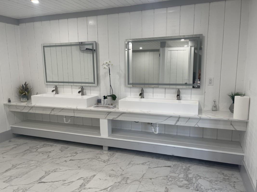 Inside Barn Bathroom