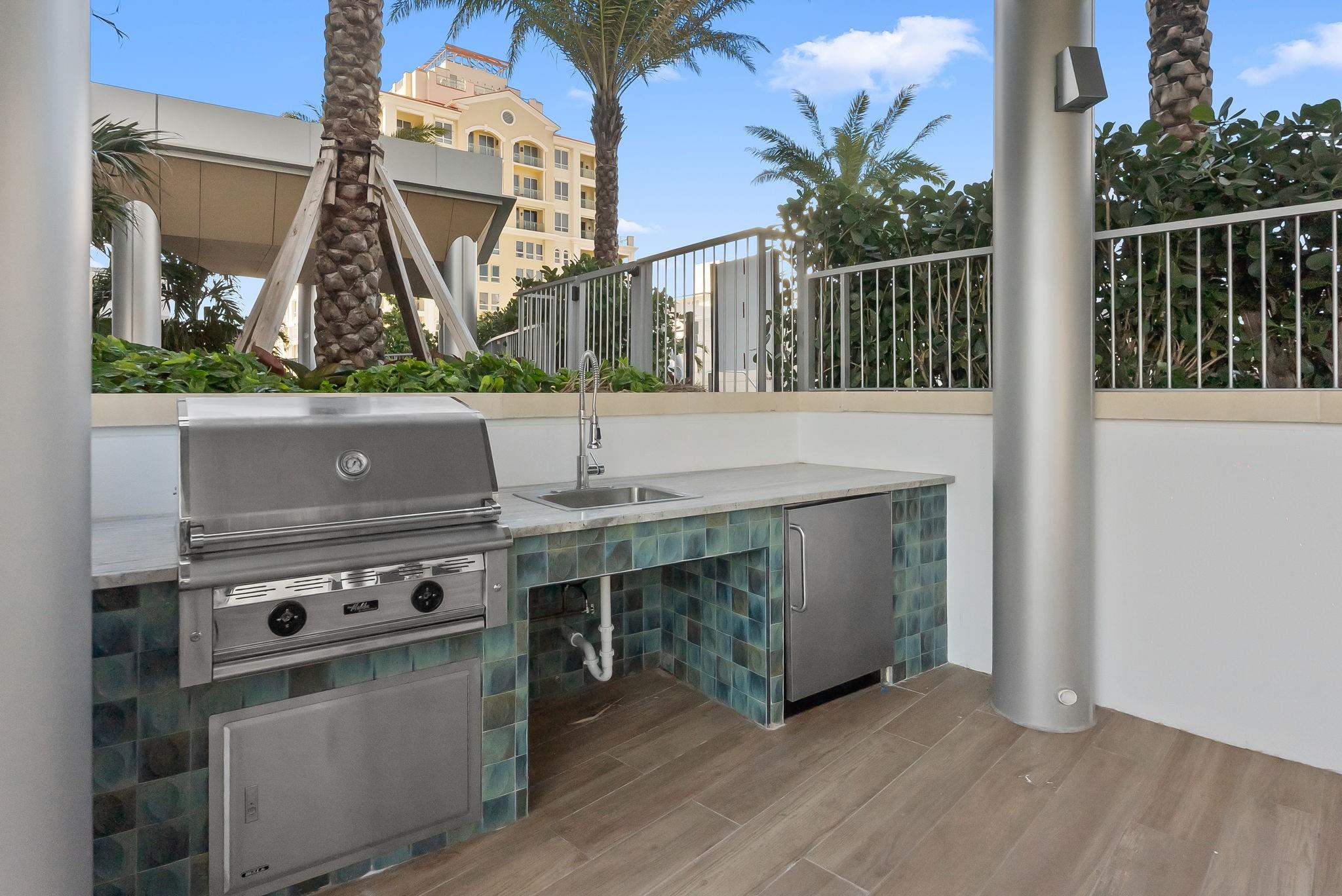 BBQ Station - 1 out of 2 right off the pool.