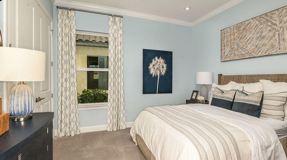 Additional highlights include: tray ceilings, additional bedroom with bathroom, pocket sliding glass door to outdoor living, study, rough-in plumbing for future outdoor kitch