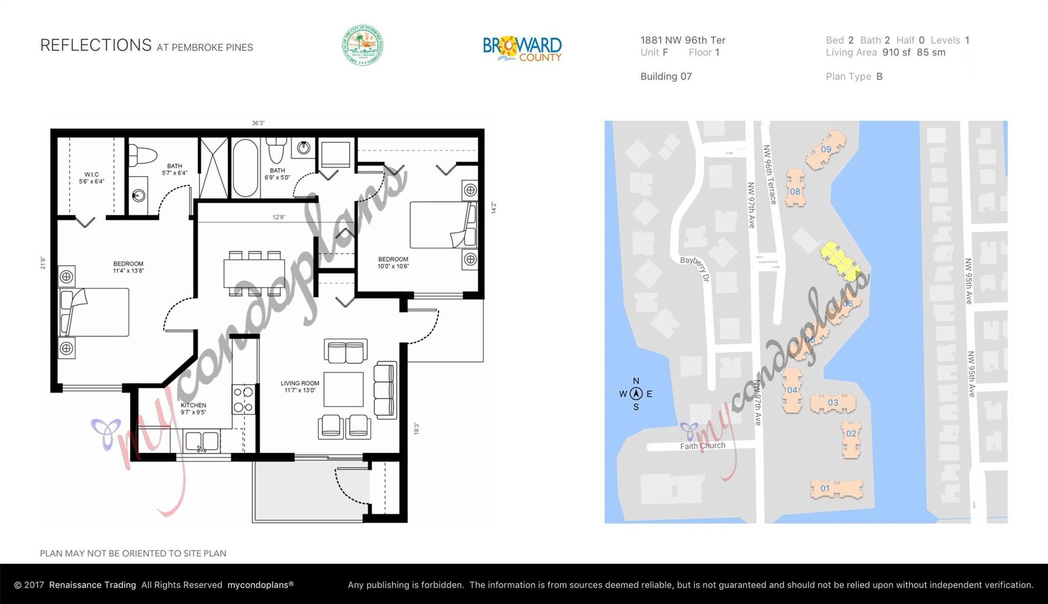 Photo for 1881 NW 96th Terrace, 7F, Pembroke Pines, FL 33024 - Listing #FX-10525277 1881 NW 96th Terrace, 7F, Pembroke Pines, FL 33024