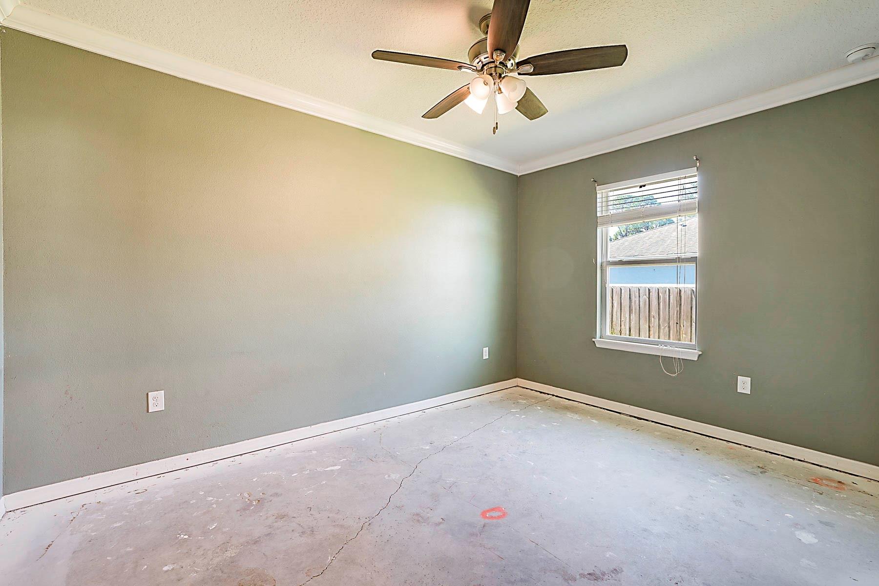 Flooring is being installed