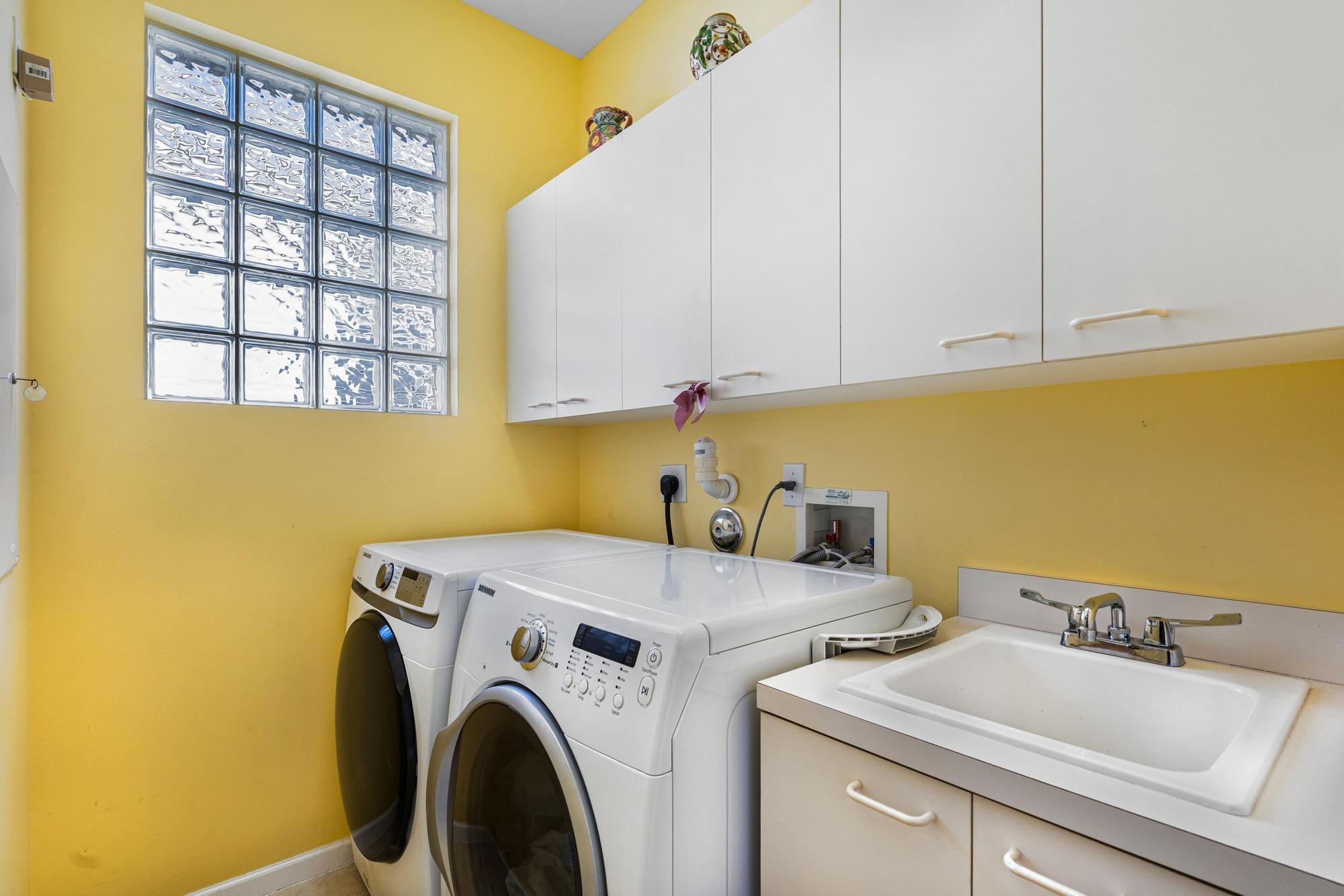 Sink/cabinets>and closet for more storage