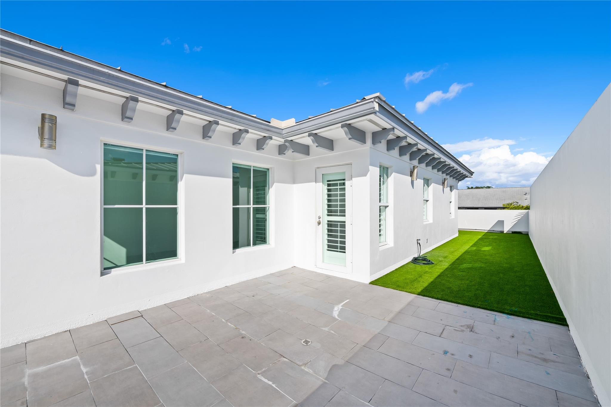 Rooftop entertainment area