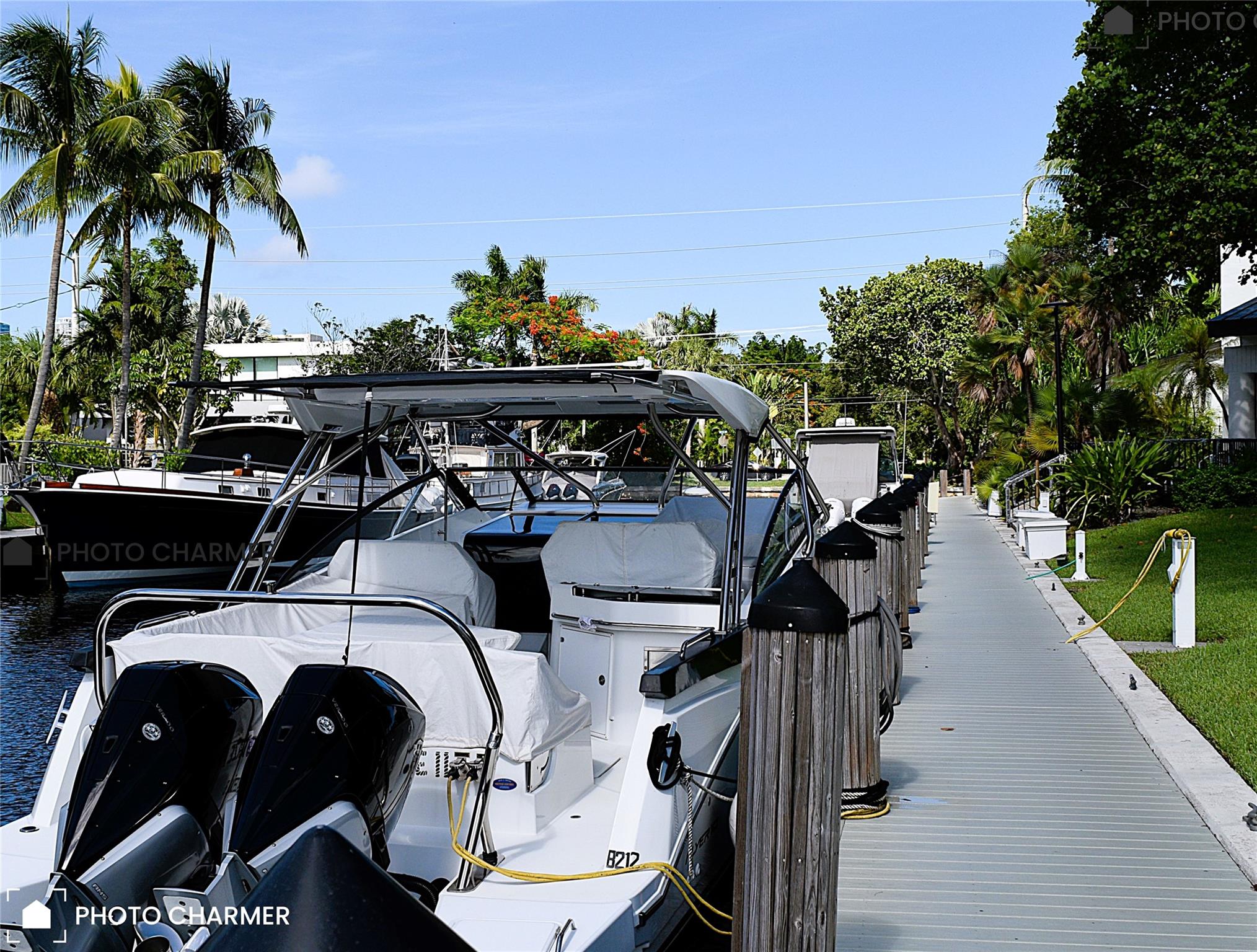 Boat dockage is offered to owner residents at just $40 per ft - per year for boats up to 50' OAL.