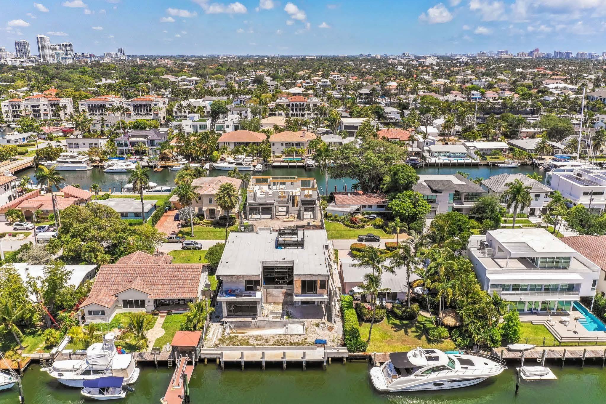 Photo for 1524 SE 13th Street, Fort Lauderdale, FL 33316 - Listing #FX-10513123 View of Downtown Fort Lauderdale to the Northwest