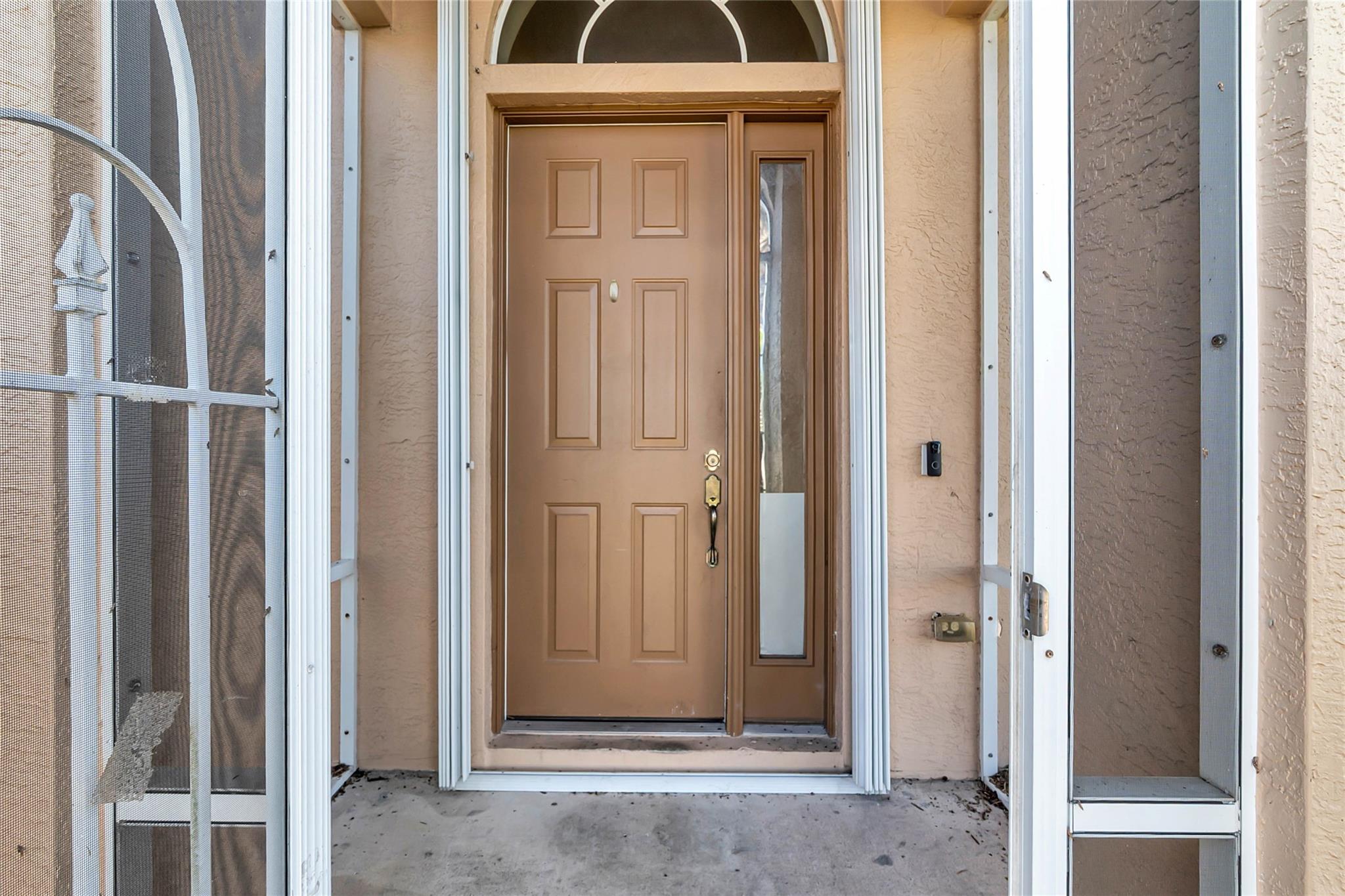 Front Screened Entry