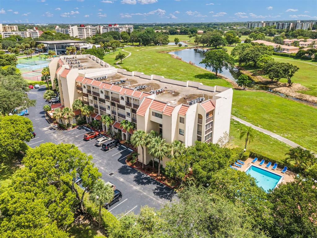 Photo for 3650 Environ Boulevard, 310, Lauderhill, FL 33319 - Listing #FX-10428303 Aerial View-3650 Environ Blvd (Pool Side)