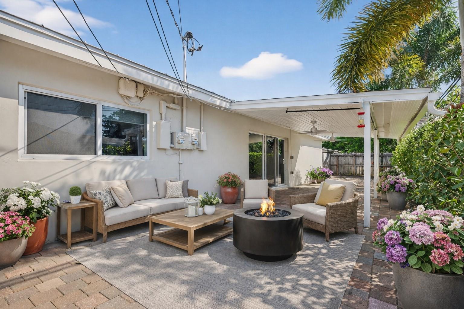 Unit 1 Private patio