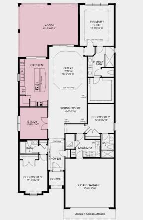 Additional Highlights Include: Gourmet kitchen, study in place of flex, covered extended lanai, 10' ceilings, 8' interior doors, and tray ceiling at primary suite and great room.