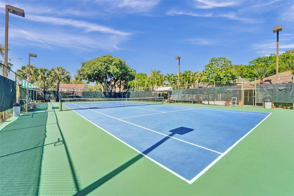 tennis courts