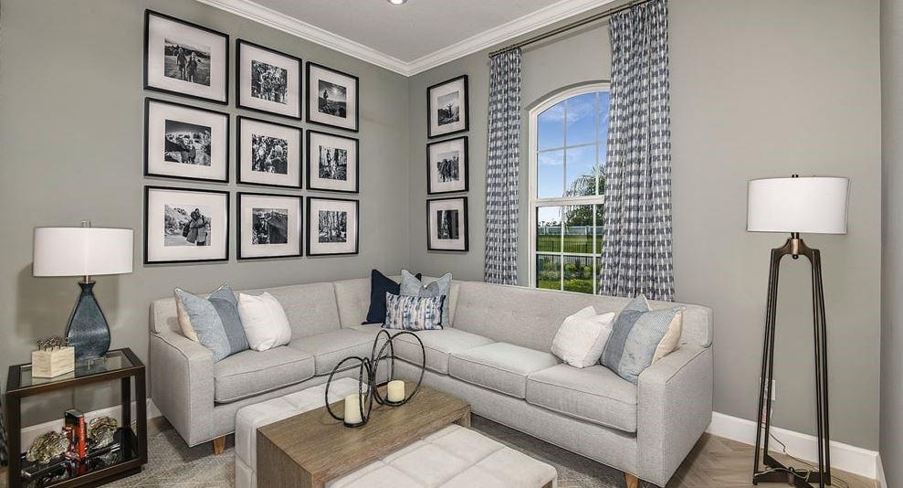 Additional highlights include: tray ceilings, additional bedroom with bathroom, pocket sliding glass door to outdoor living, study, rough-in plumbing for future outdoor kitch