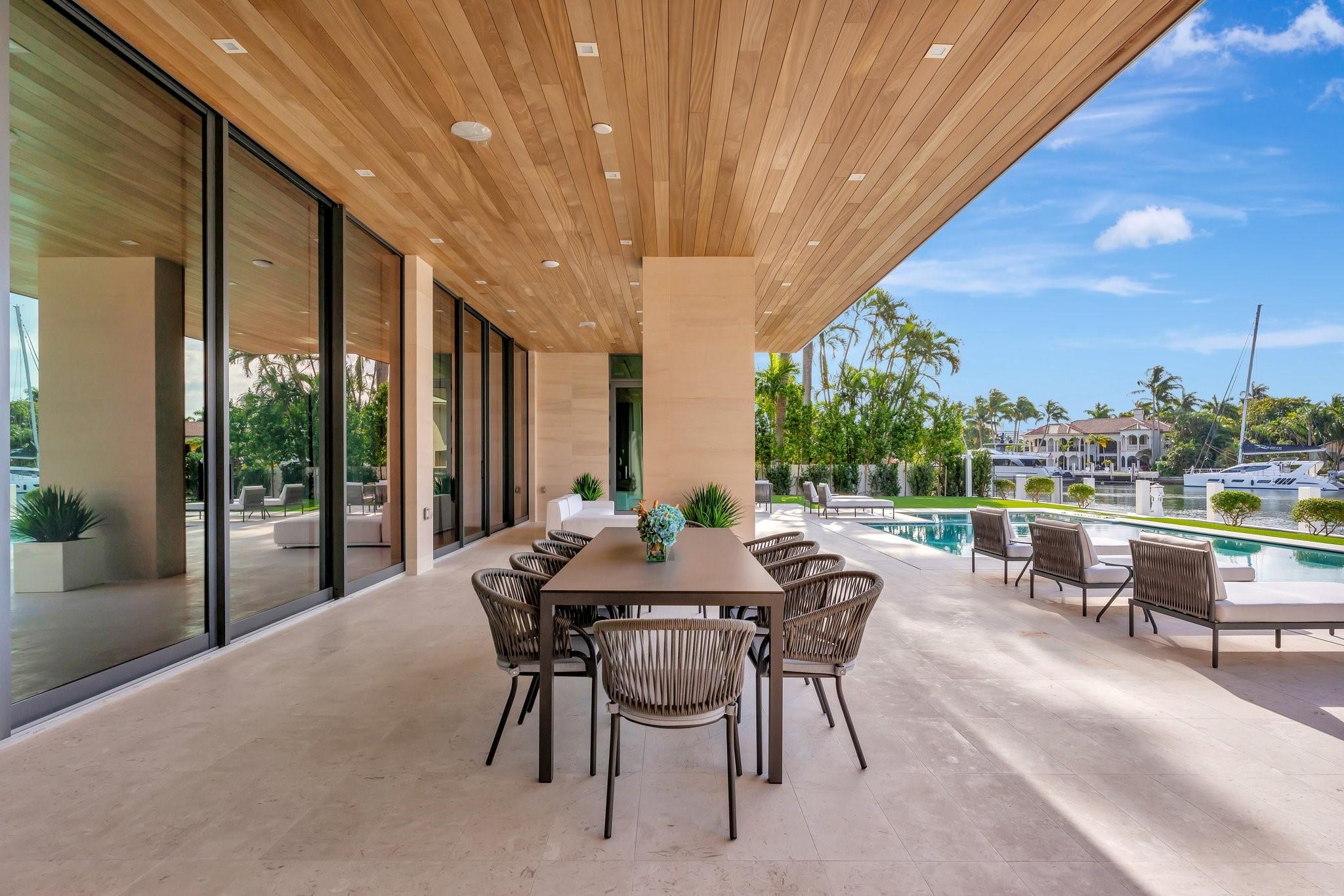 Photo for 2560 Del Lago Drive, Fort Lauderdale, FL 33316 - Listing #FX-10483159 Dining & Lounging Areas Blend Effortlessly