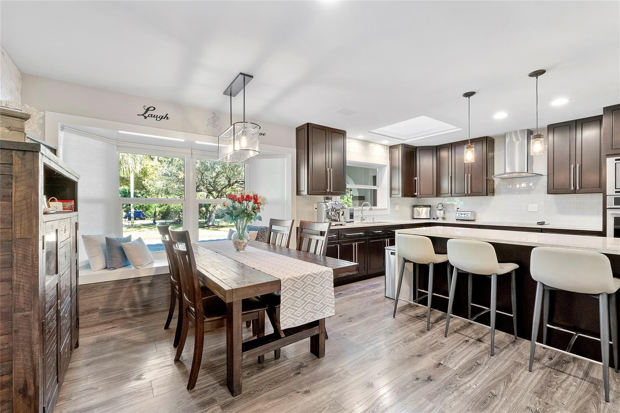 A great area for huge family gatherings as there are 10 spaces for Thanksgiving dinner here and that is not including the other 2 dining rooms,