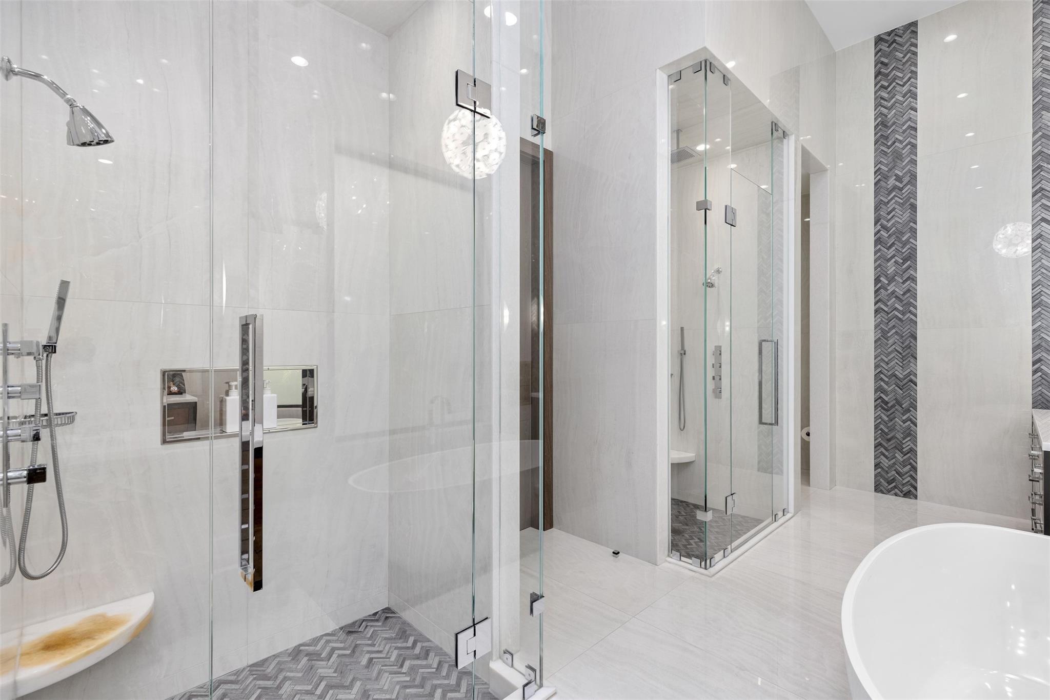 Master Bath has dual showers
