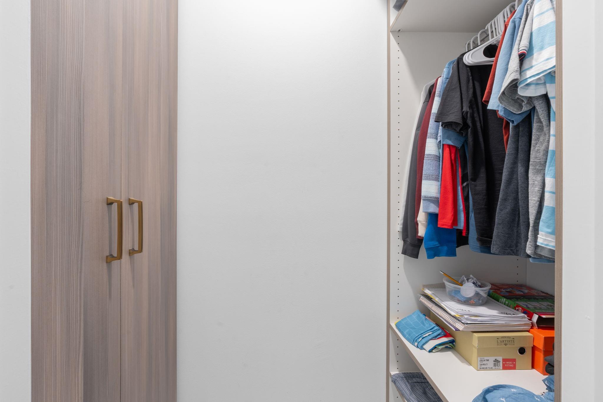 Bedroom #2 Built In Closet