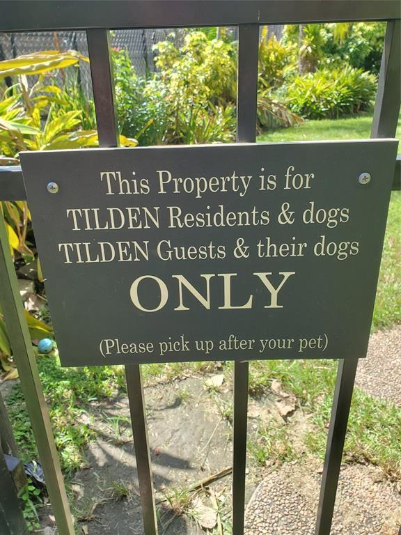 fenced in dog park for this building