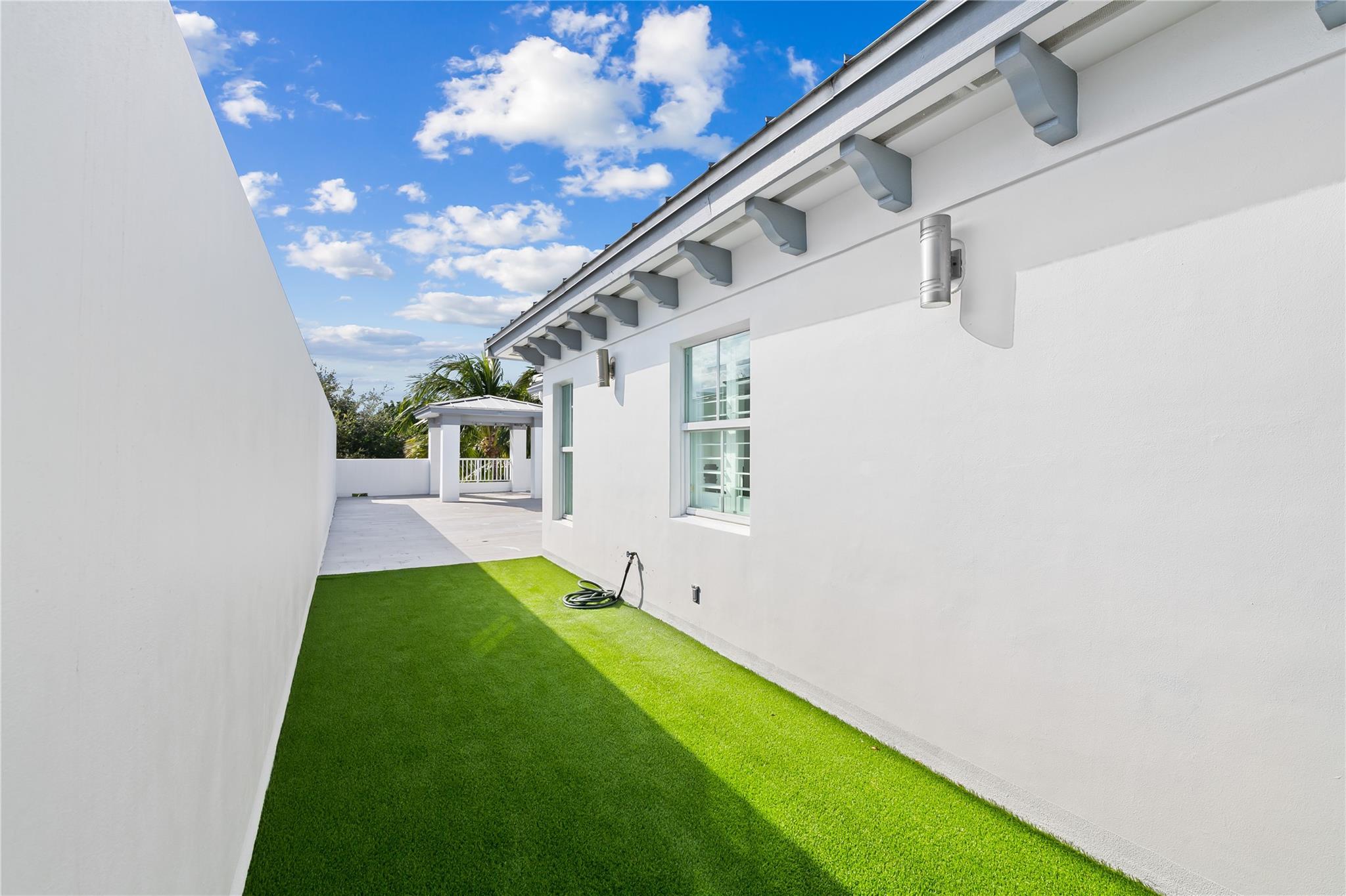 Rooftop entertainment area