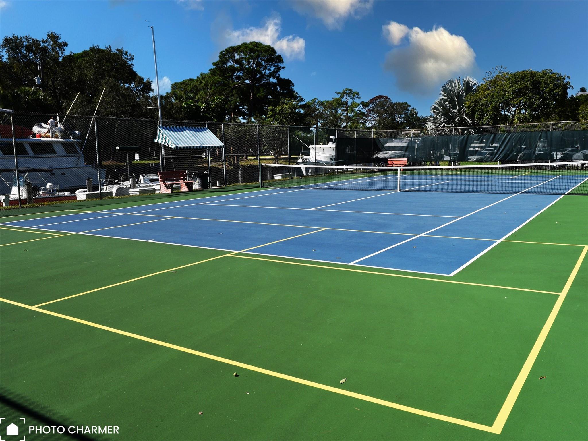 1 of 2 Island Tennis Court - Pickleball too!