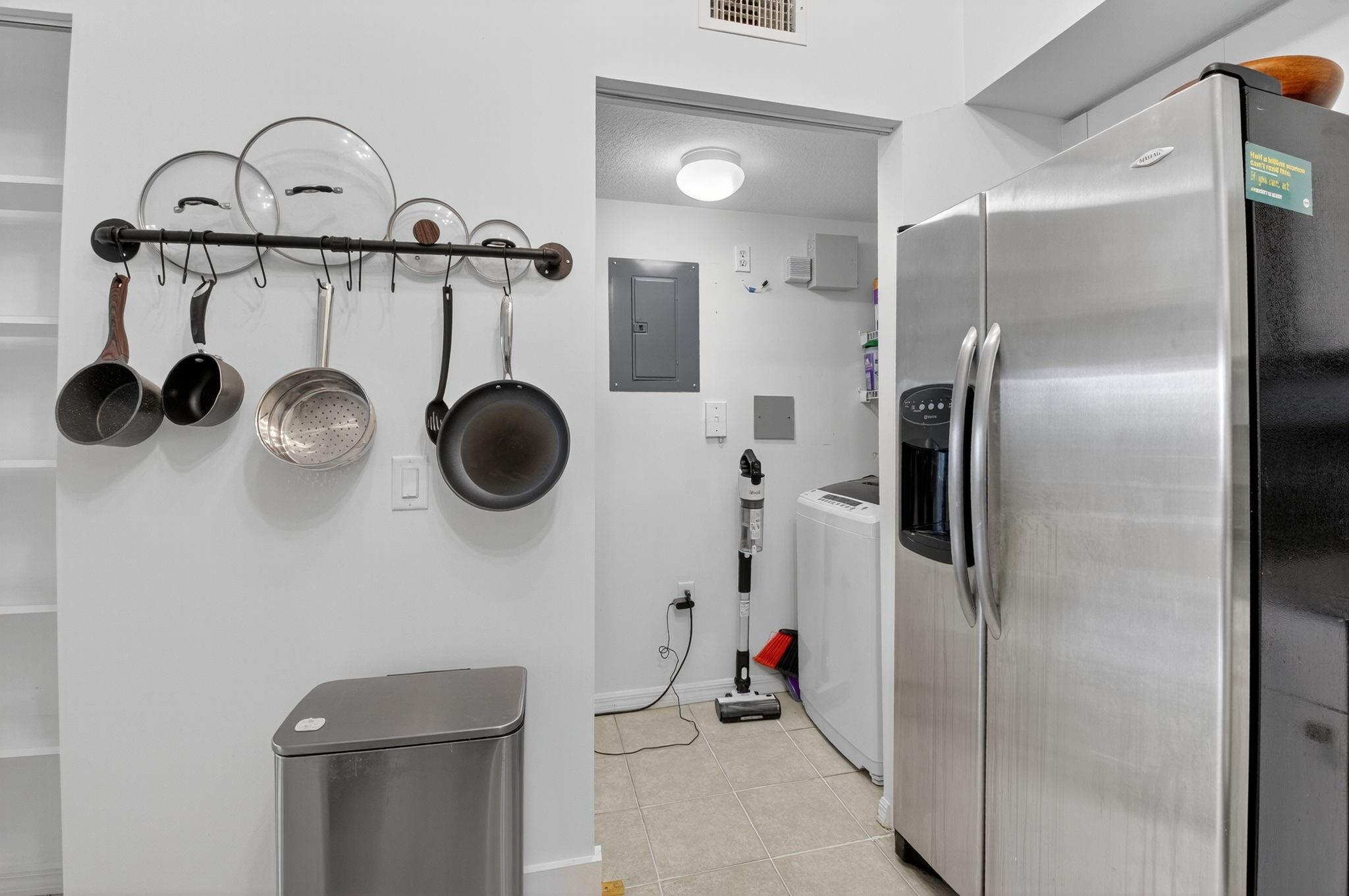 Kitchen with Laundry Room