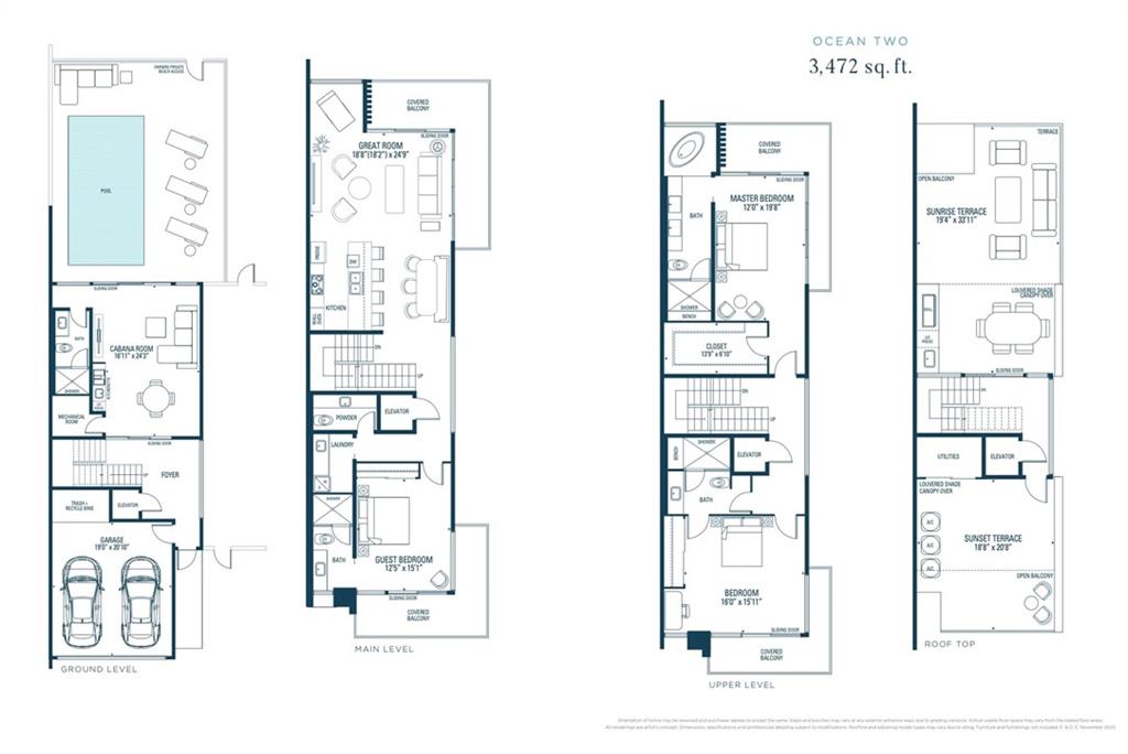 South End Corner Floor Plans