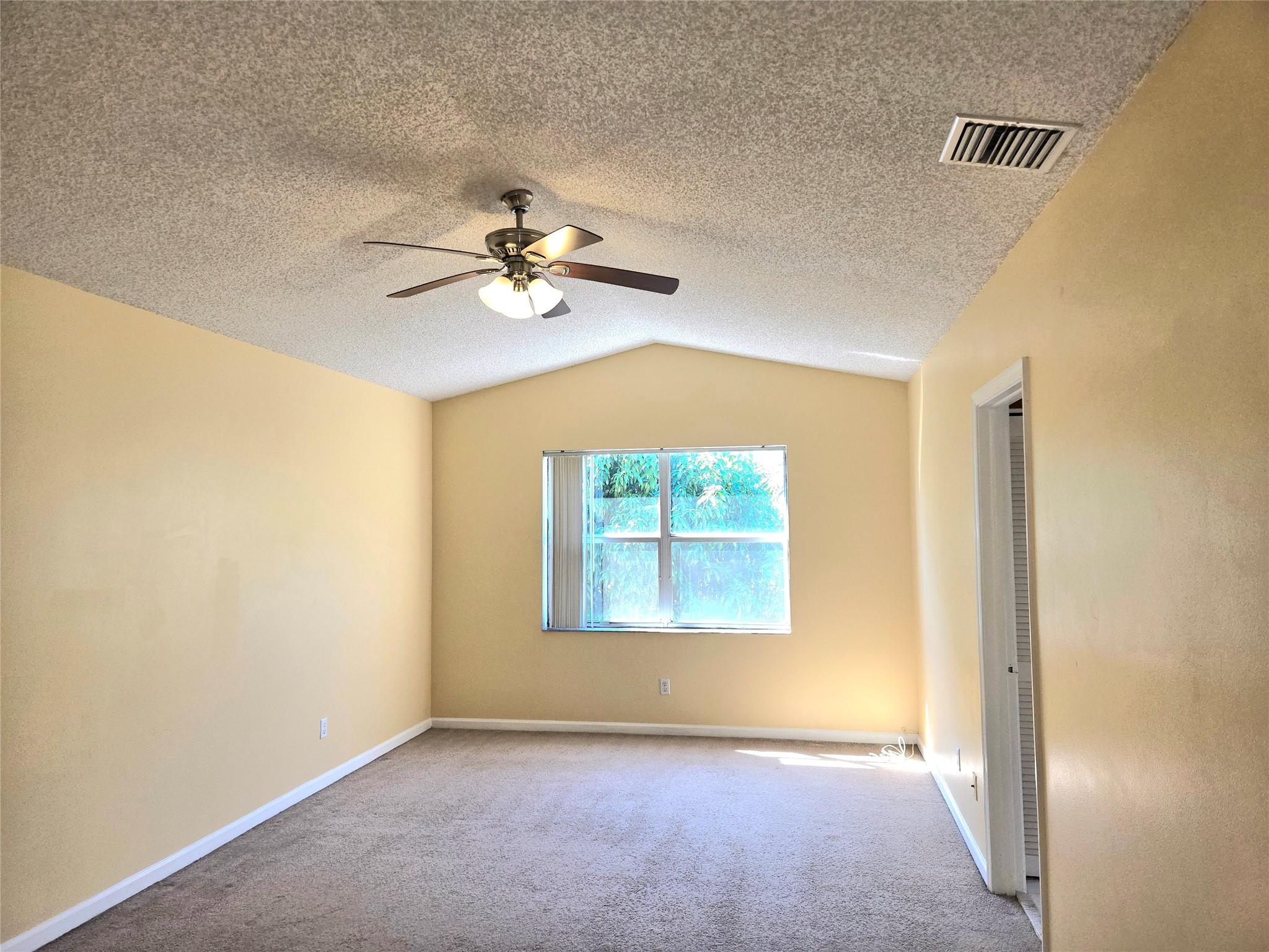 Your master bedroom has not one but two walk in closets and a linen closet.