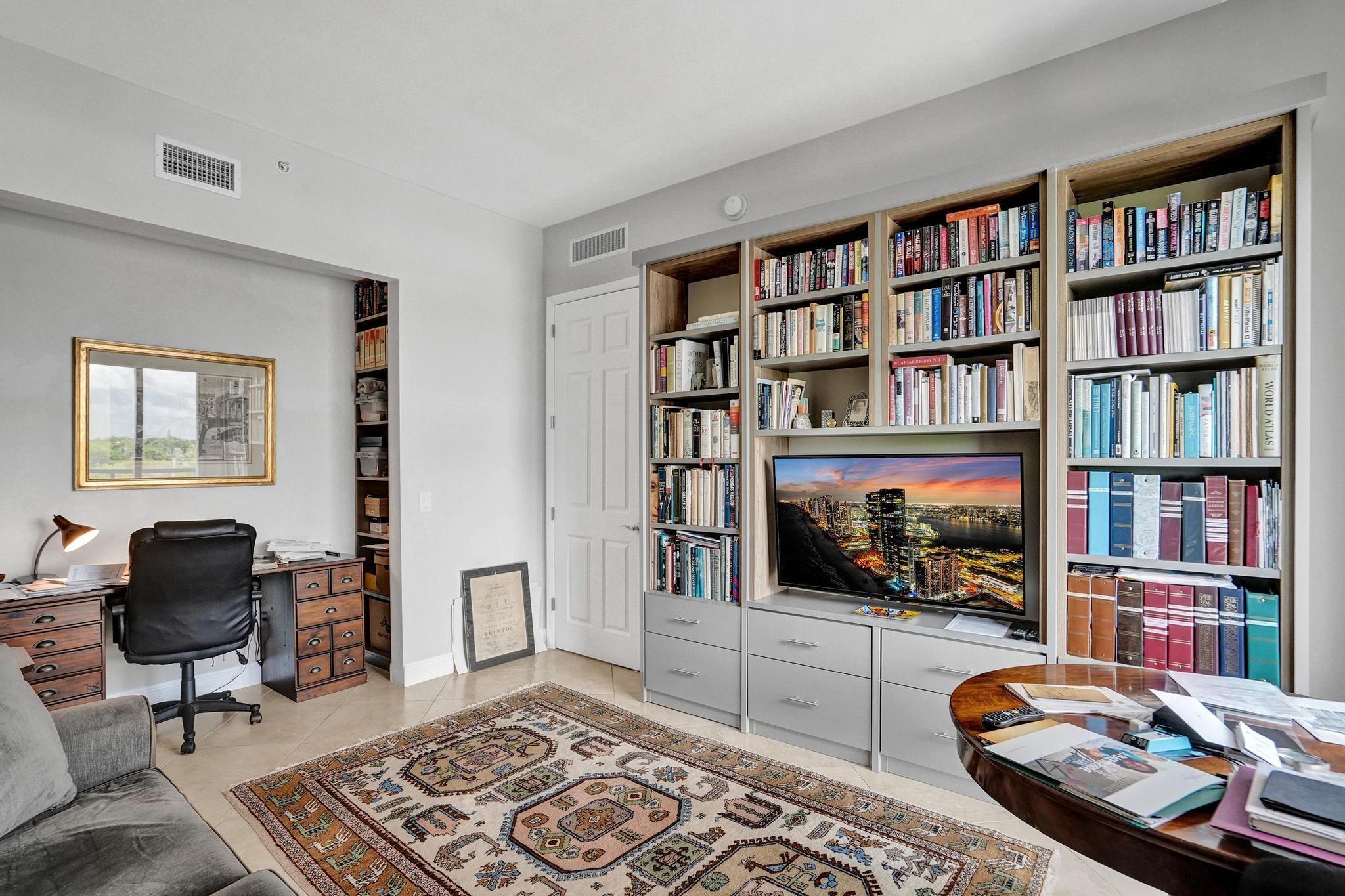 Third bedroom with built ins