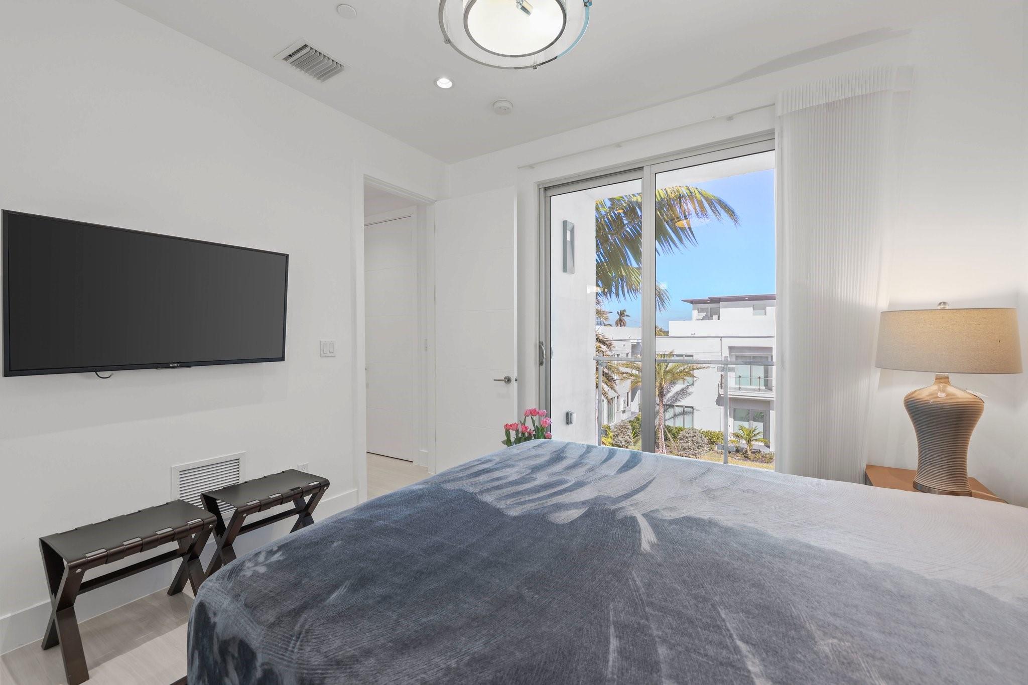 Nice balcony off bedroom