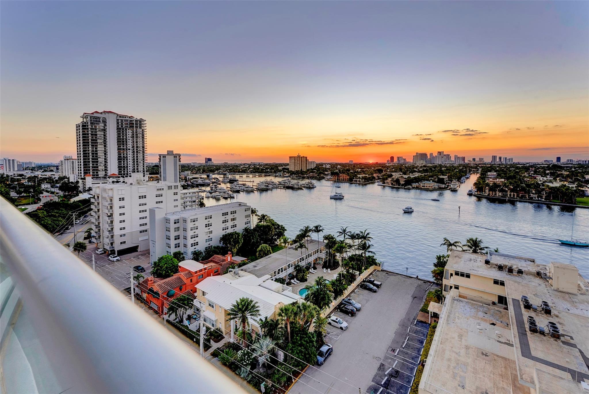 Sunset view & Marina