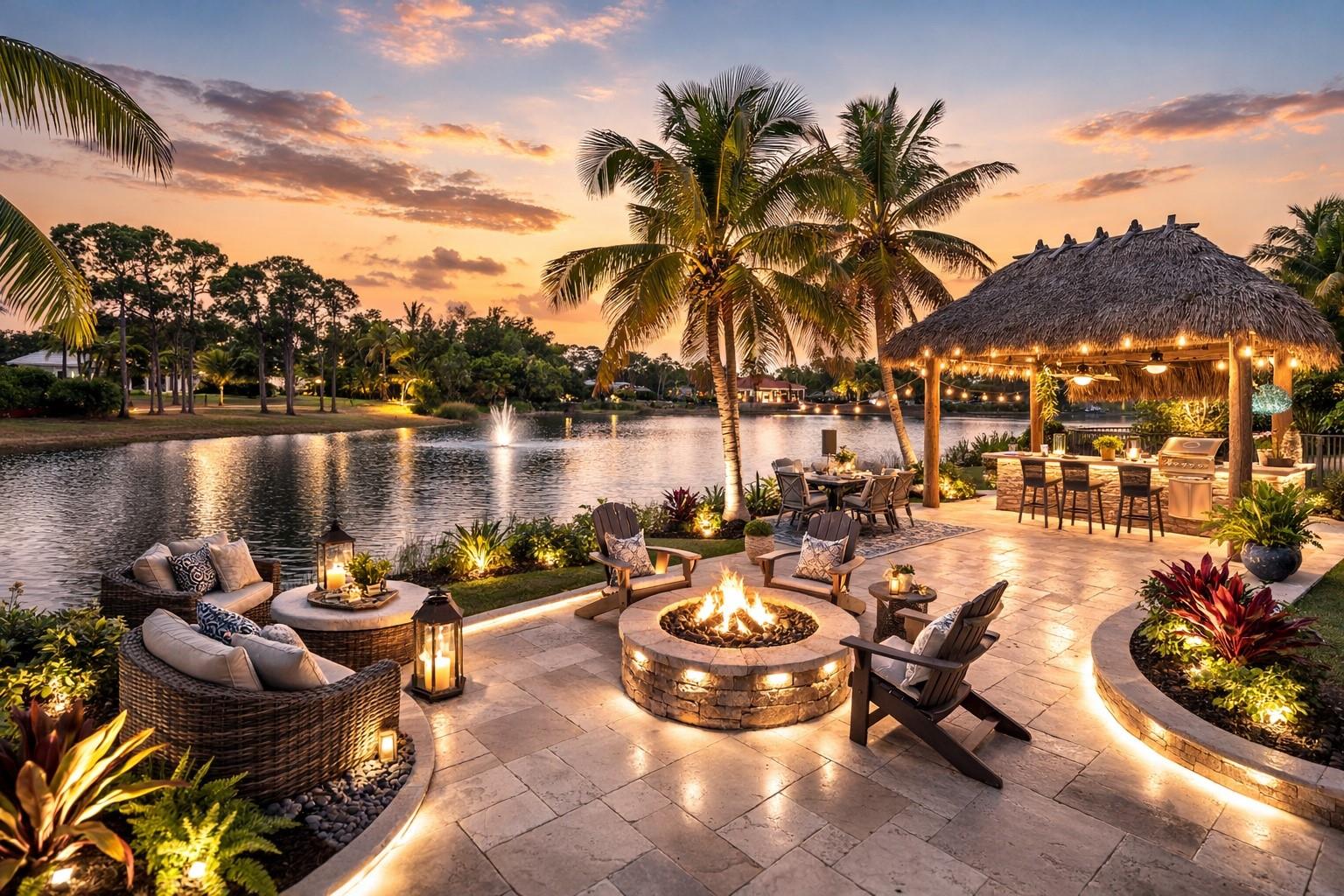 Virtual Rendering of Tiki Area