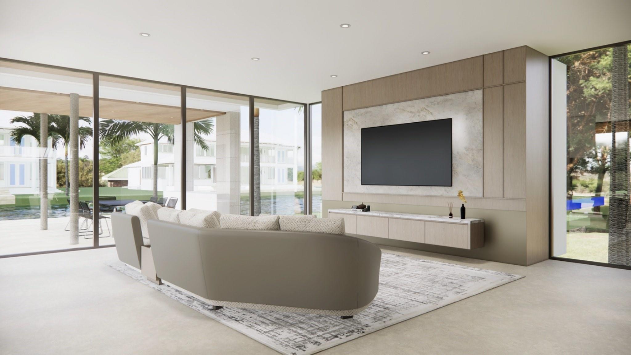 DISCLAIMER: FAMILY ROOM Renderings for Illustrative purposes only. Actual design, features and materials may vary.