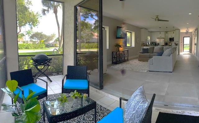 Photo for 1143 Duncan Circle 104, Palm Beach Gardens, FL 33418 - listing #FX-10539732 View of the entire patio and living area !