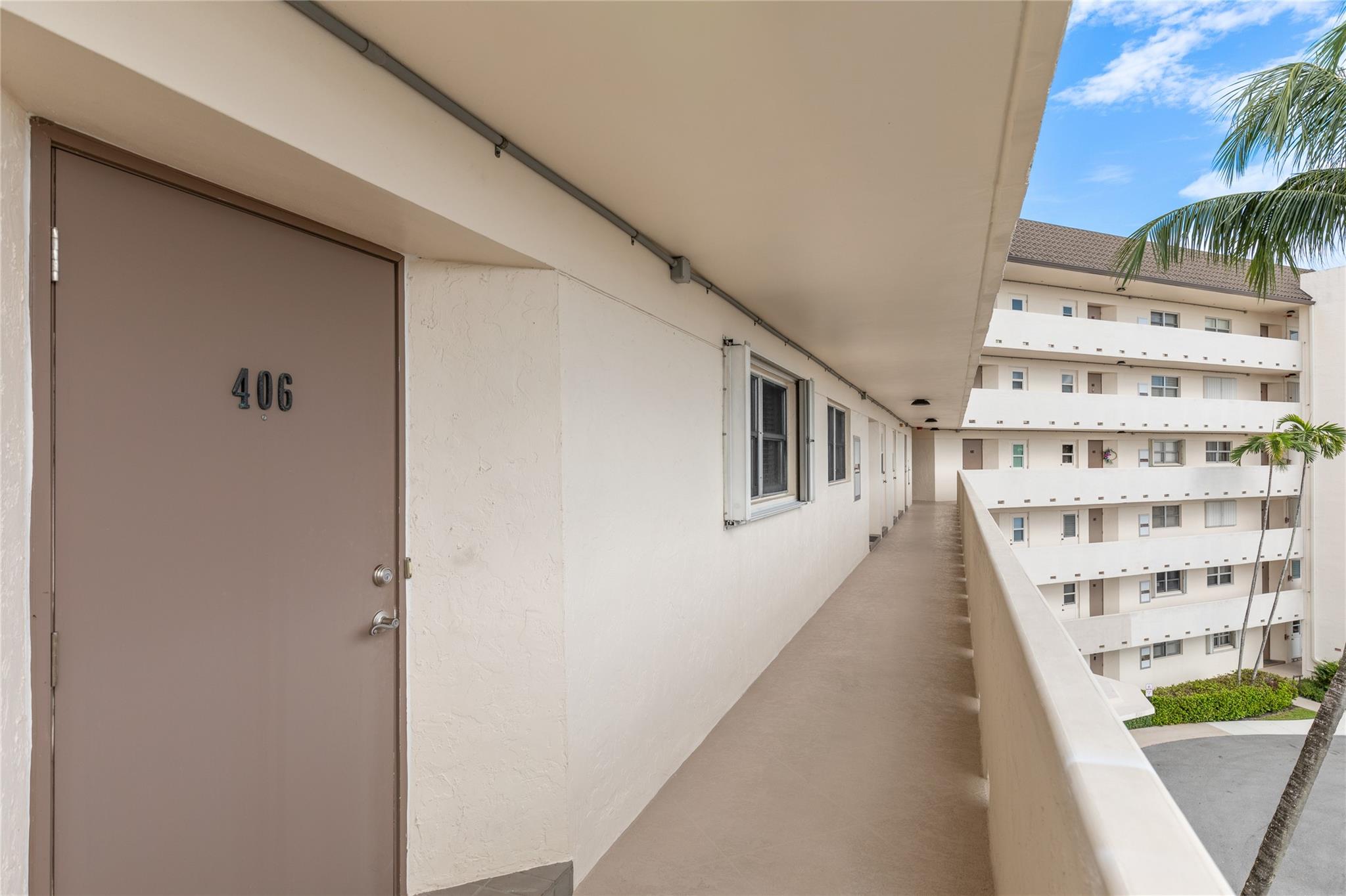 Front entry into residence