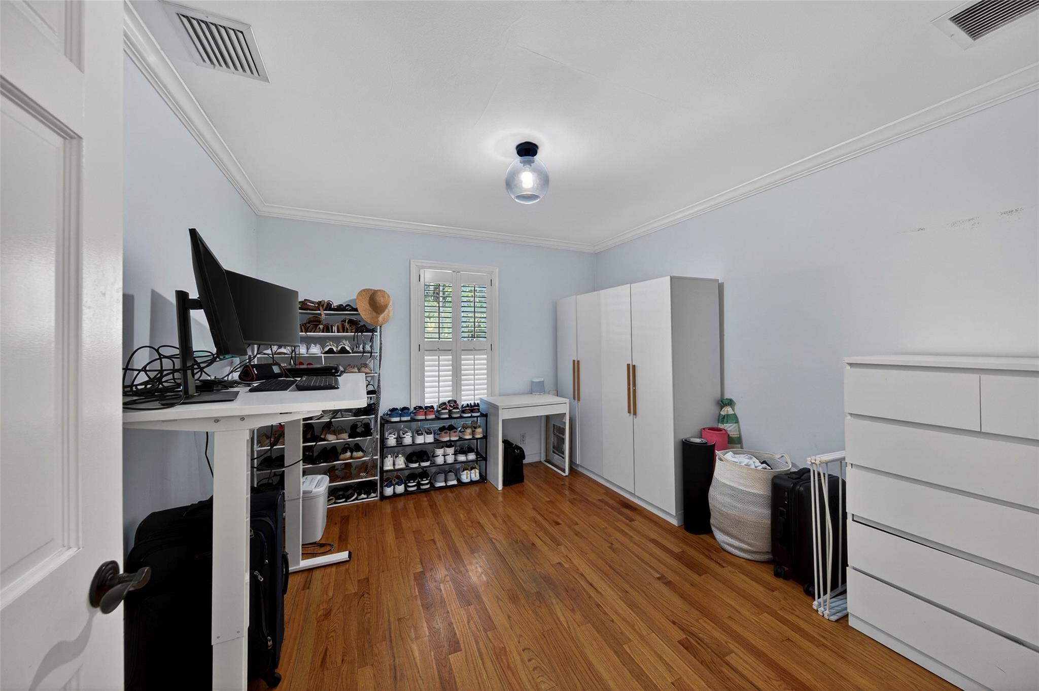 Part of master closet