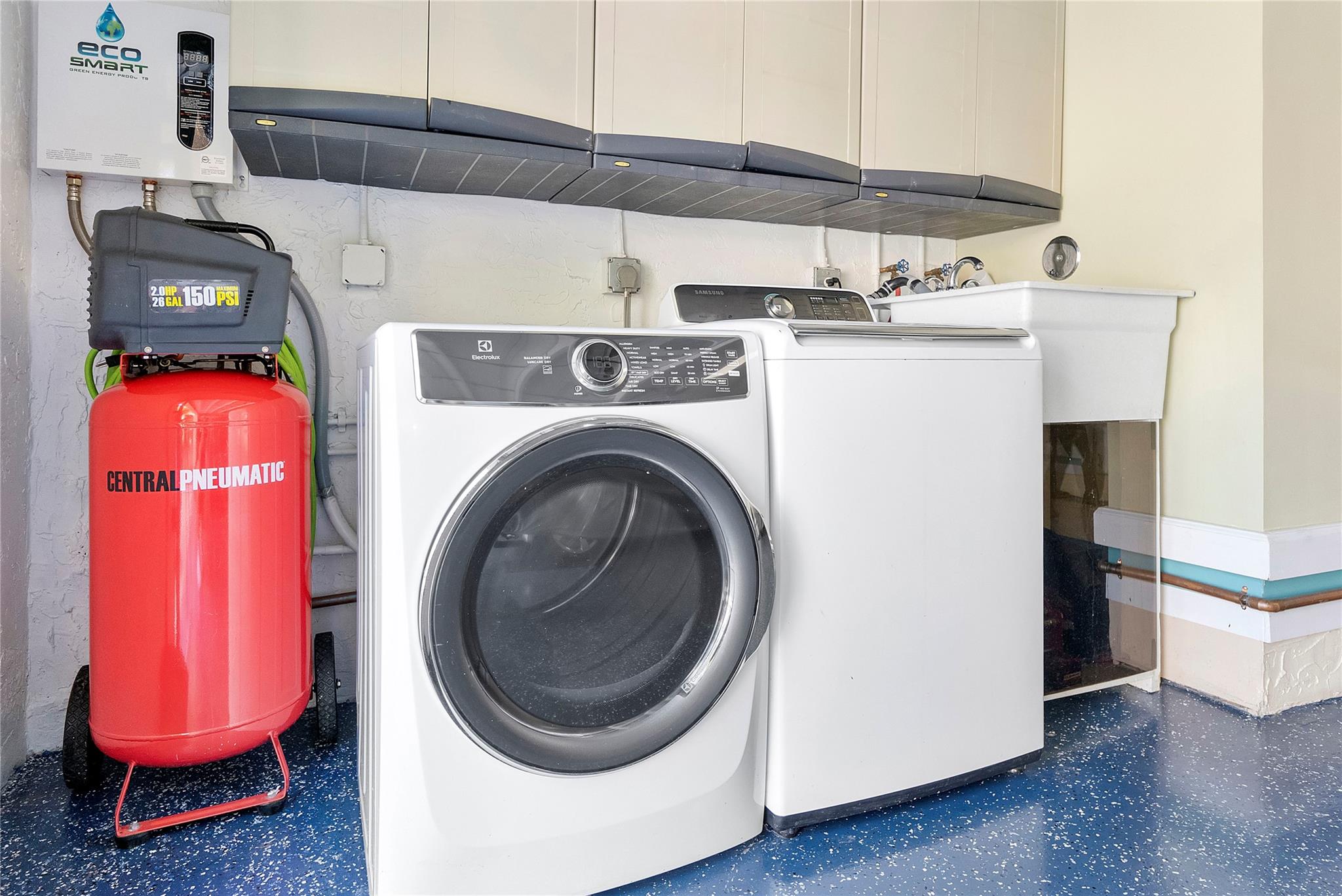 Excluding Central Pneumatic air compressor