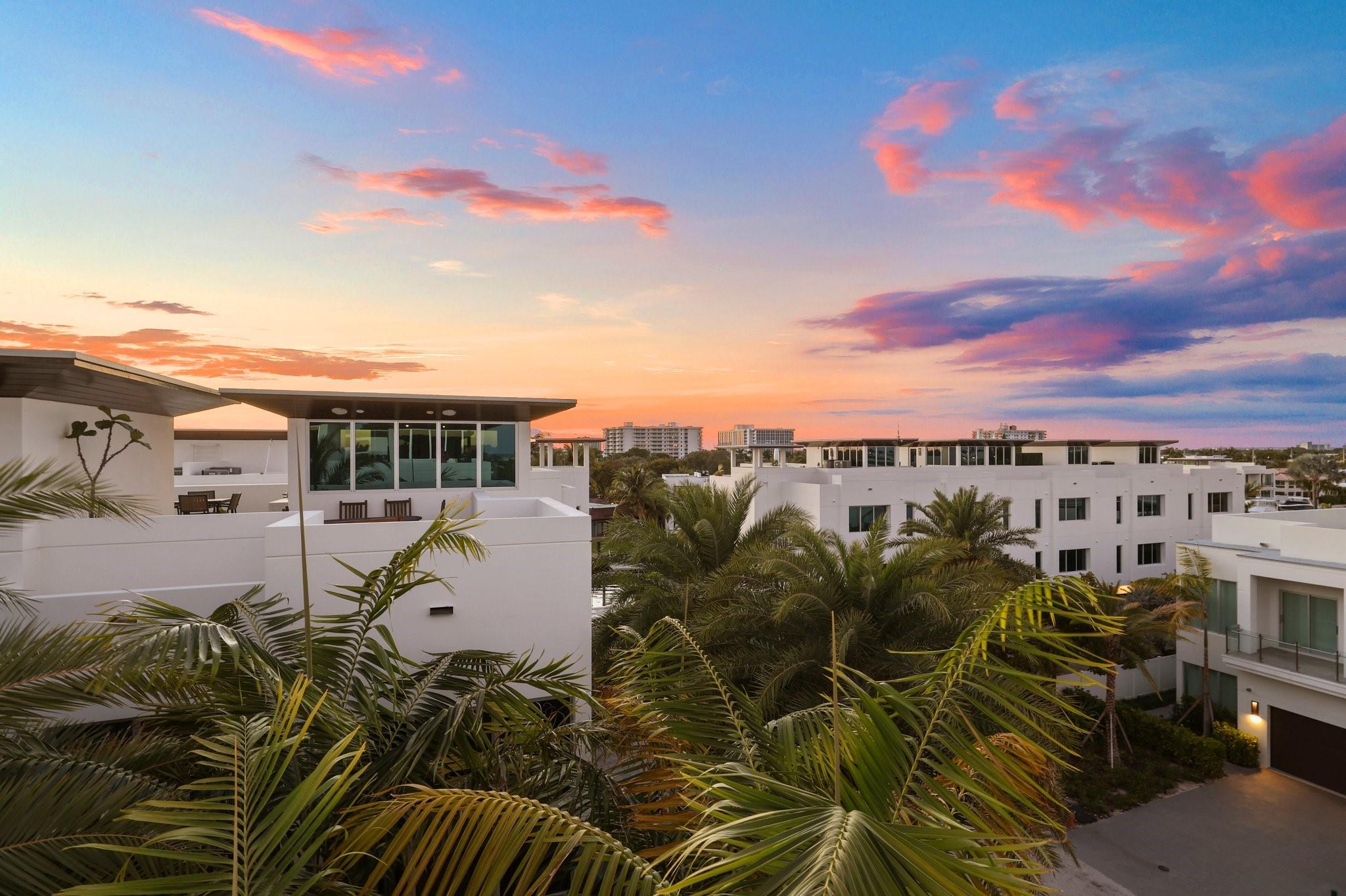 City views from rooftop