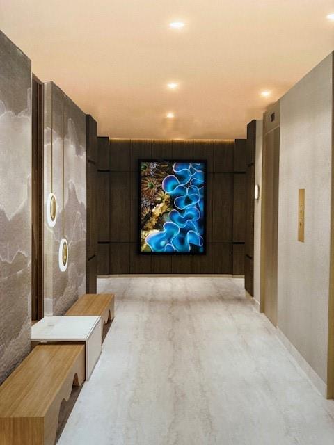 Another view of the upcoming hallway renovations.